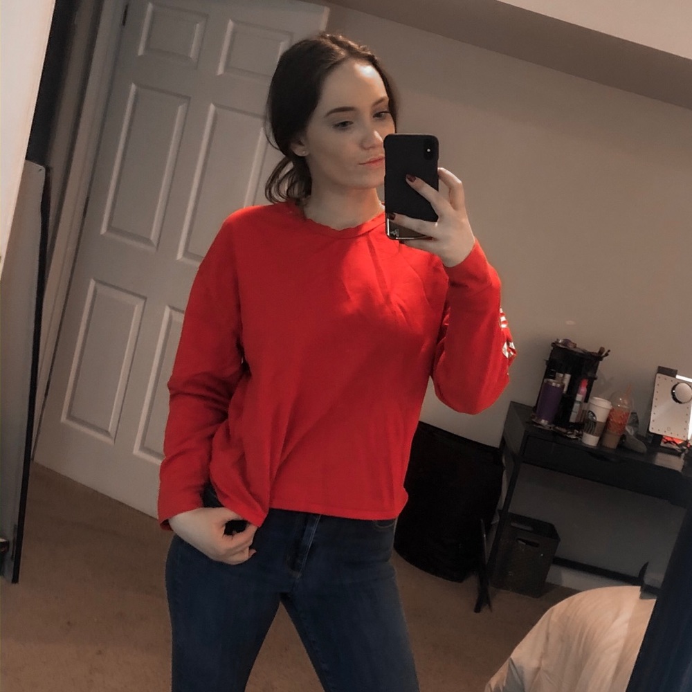 3+ Bundle 50% Off - Red VS Sport Sweatshirt
